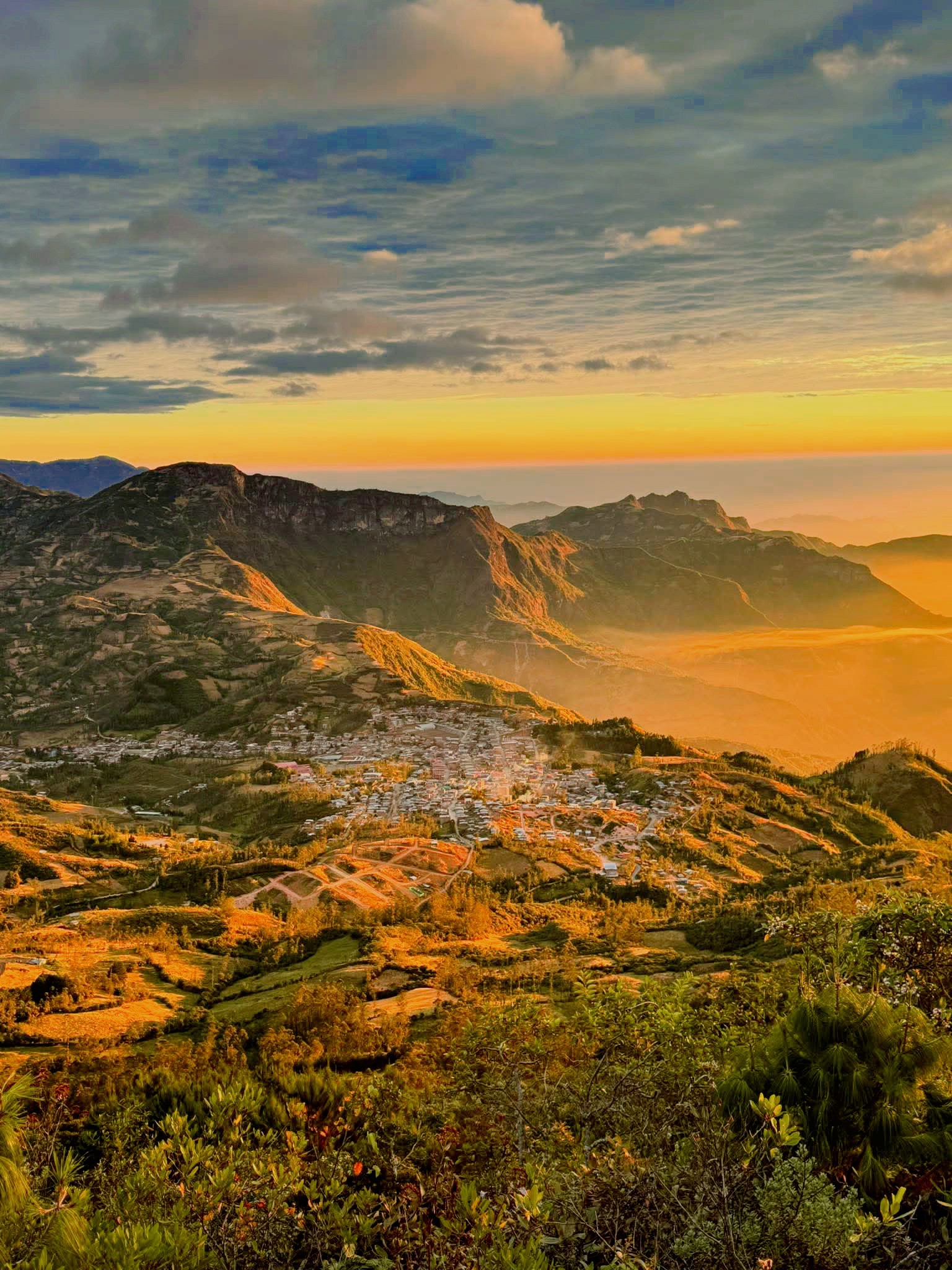 Vista panorámica de Huarmaca